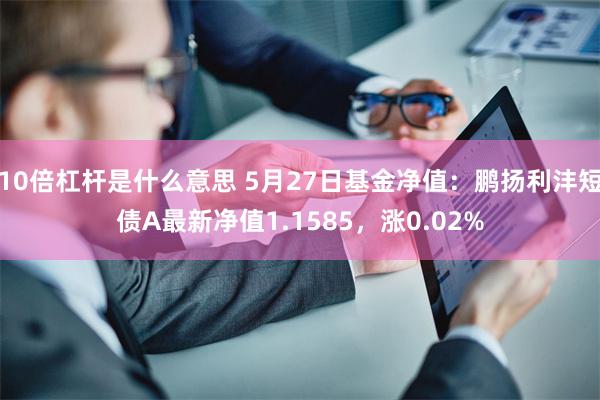 10倍杠杆是什么意思 5月27日基金净值:鹏扬利沣短债A最新净值1.1585,涨0.02%