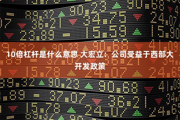 10倍杠杆是什么意思 大宏立:公司受益于西部大开发政策
